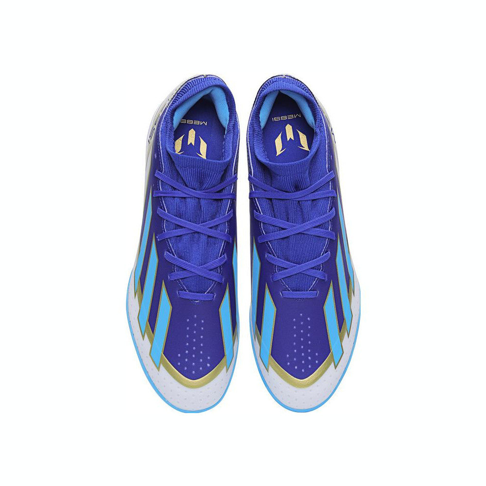 adidas阿迪达斯中端tf碎钉梅西蓝白训练运动人草成人足球鞋id0718