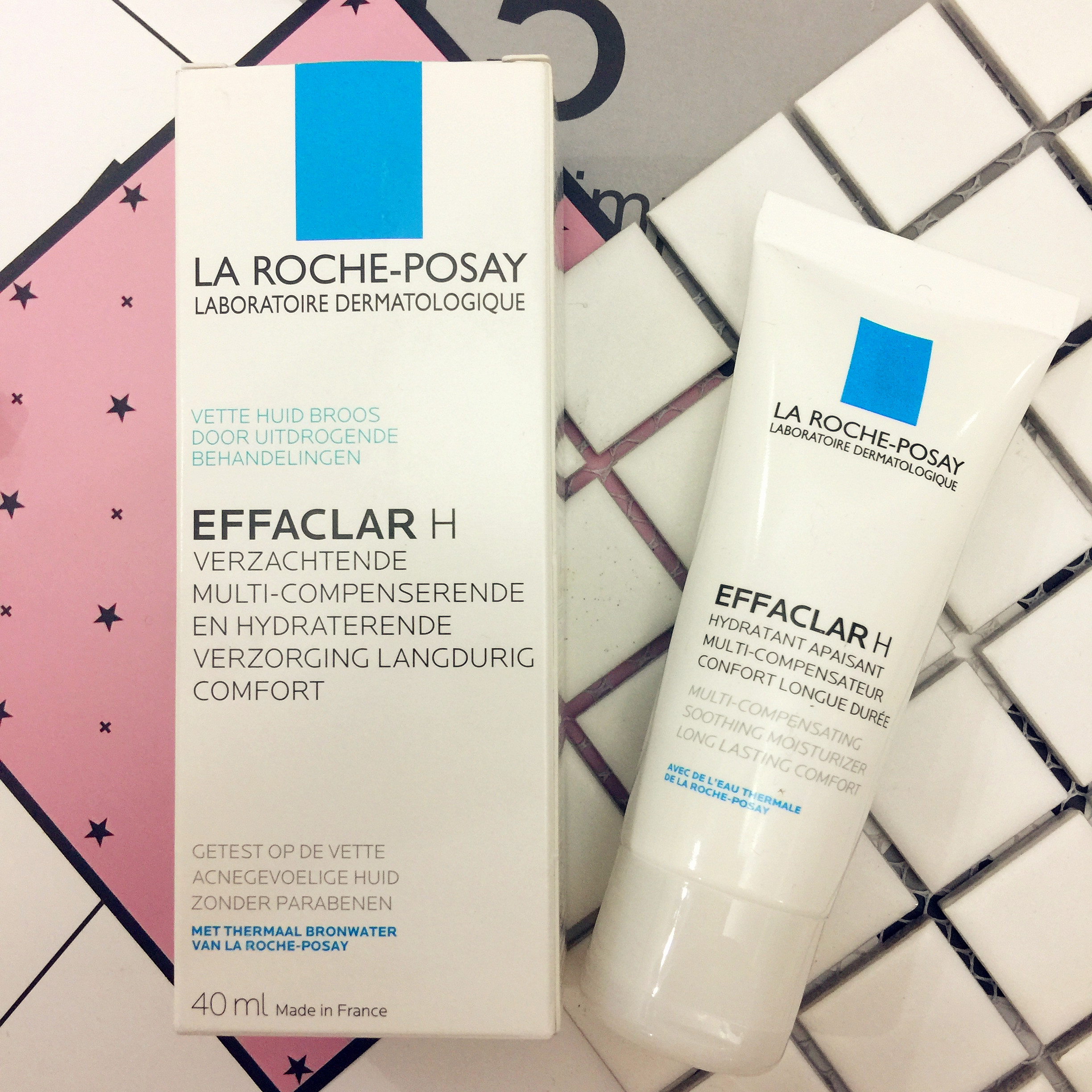 法国laroche posay理肤泉痘清effaclar h去痘保湿乳40ml