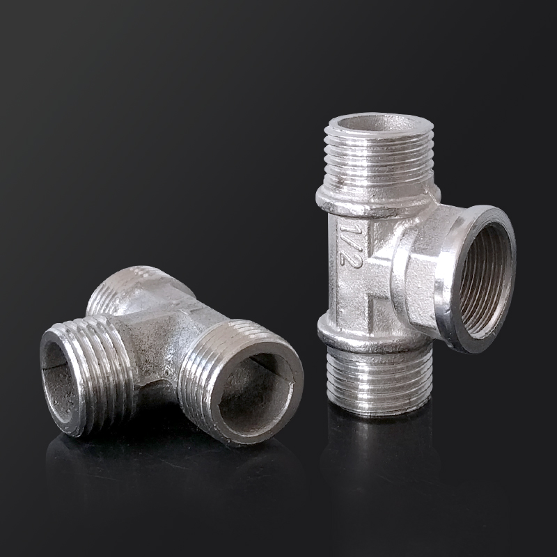 接头不锈钢异形内丝三角角阀水器软管分叉4分不锈钢管