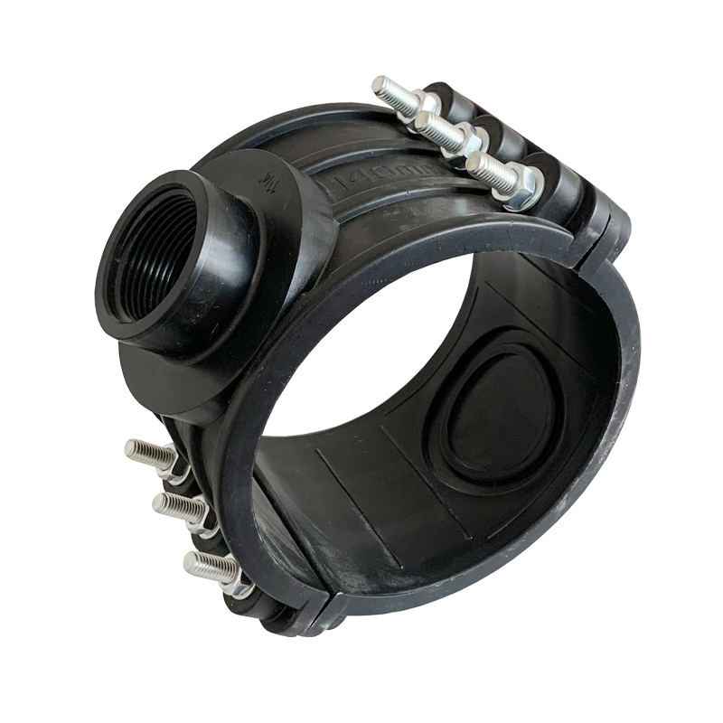 三通pe6寸鞍座快接4寸4分接快pe管