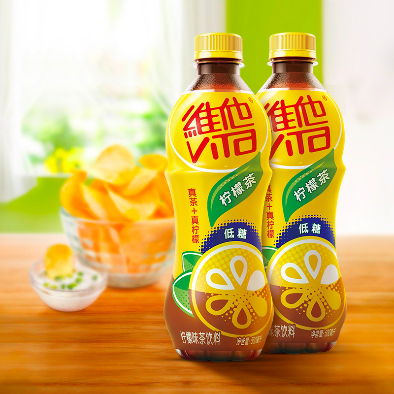 vita维他低糖柠檬茶500ml*24瓶/箱 茶餐厅风味 茶饮料