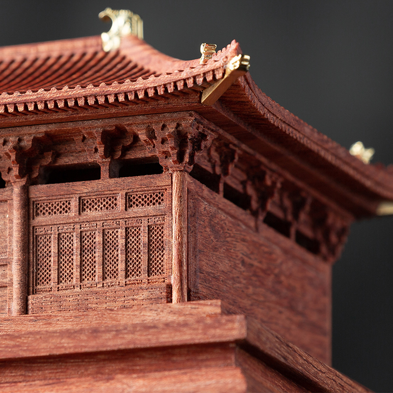 晚峰书屋云中中殿香炉中国古建筑榫卯结构积木其他特色工艺品