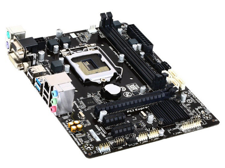 主板gigabyte技嘉b85md2vlga1150接口intel支持cpu1820主板