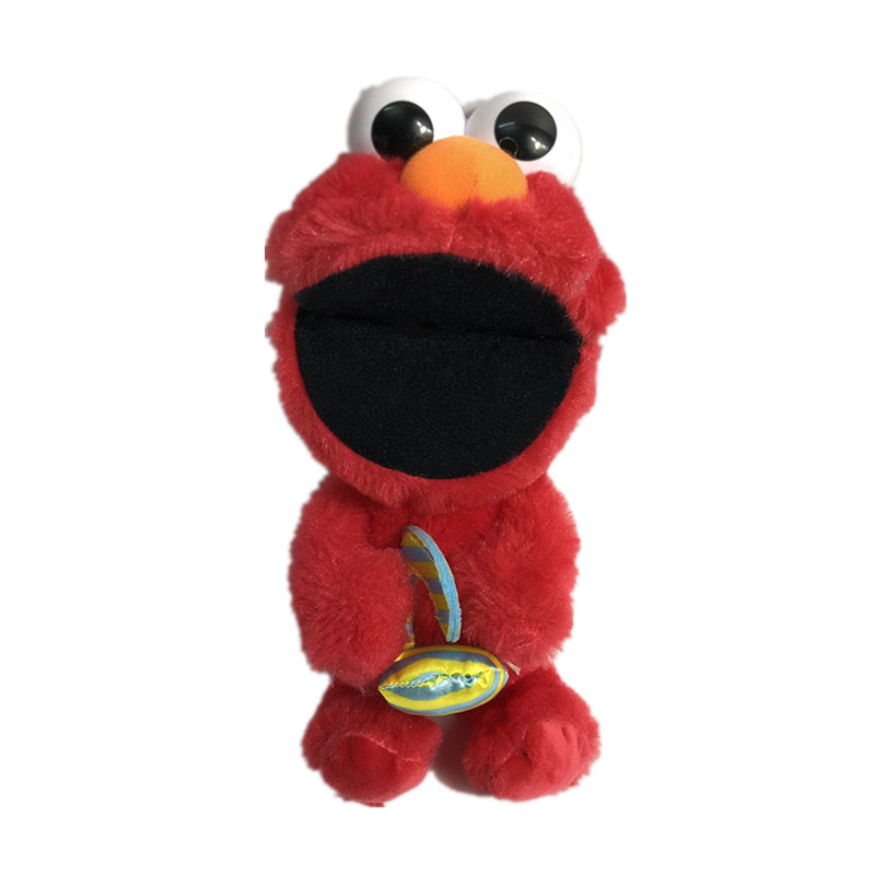 芝麻街 sesame street 红怪 艾摩 elmo q版毛绒公仔玩具玩偶娃娃