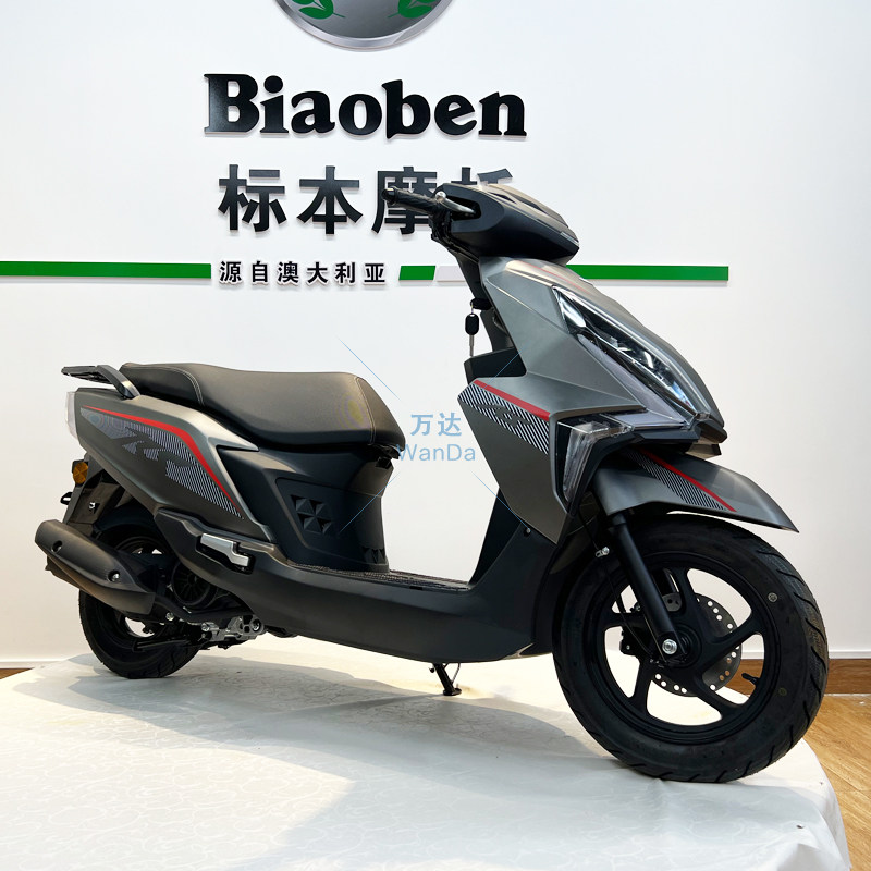 新款原装标本uy125cc女装踏板电喷燃油省油摩托车全新可上牌整车-mc