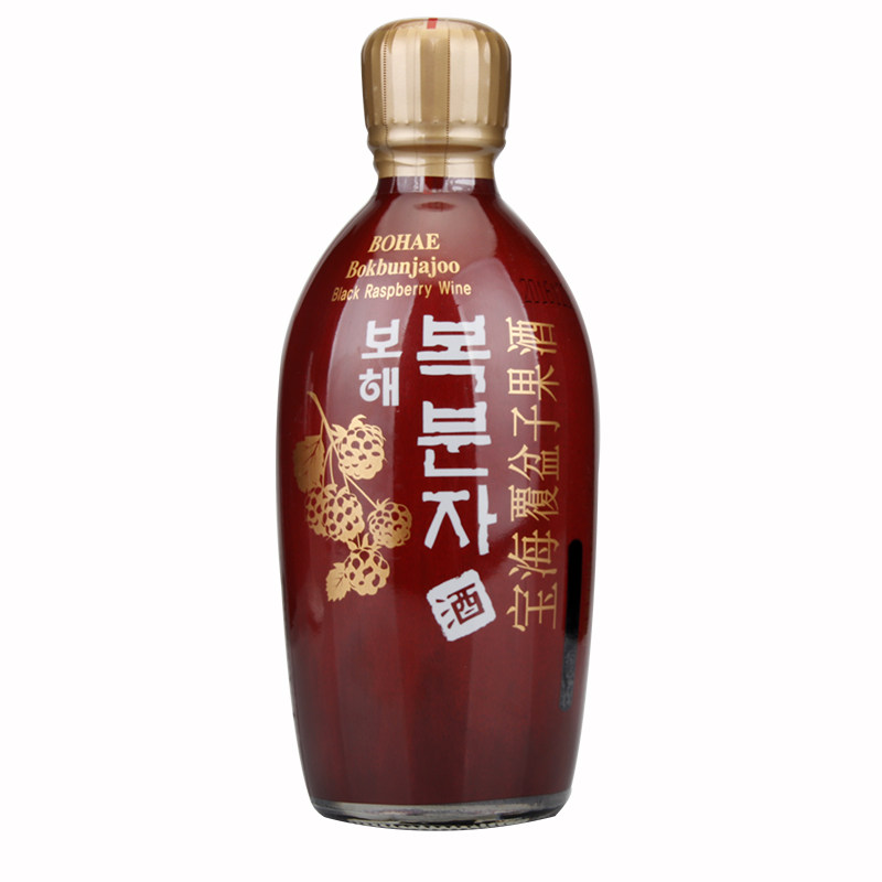 韩国原装进口宝海覆盆子酒韩式果酒 韩国树莓酒女士酒低度酒洋酒