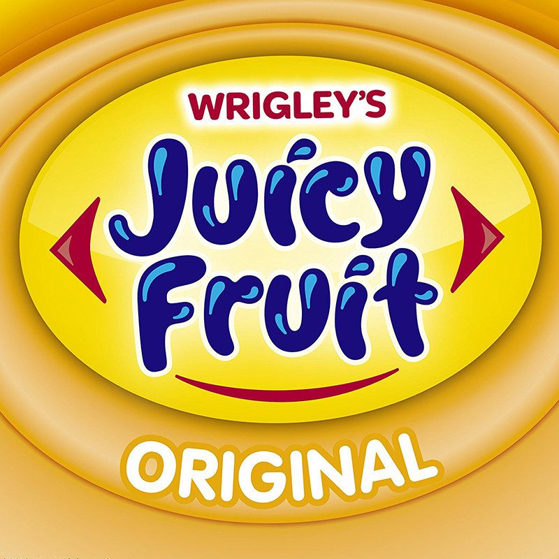 美国wrigleyjuicyfruit多汁水果果味咀嚼无糖口香糖口香糖