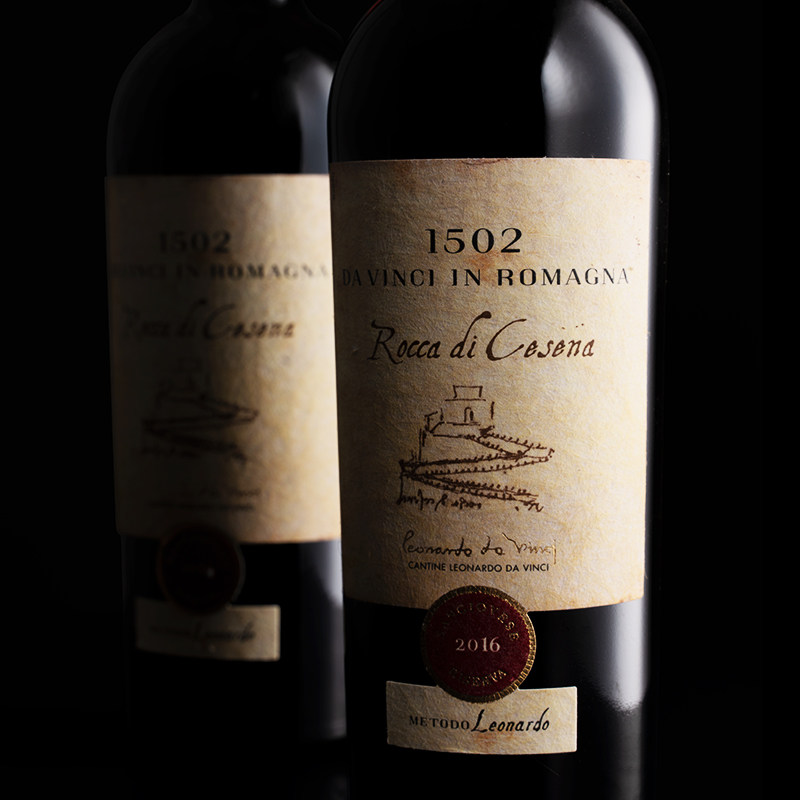 波尔意大利原瓶原装进口达芬奇罗马半干红葡萄酒红酒14度干红静态葡萄