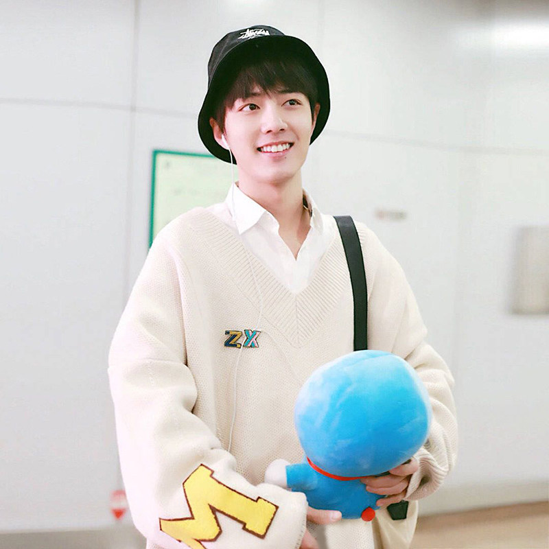 offwhite肖战同衣服情侣装毛衣2019慵懒套头针织衫秋冬毛衣