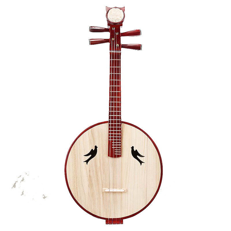 中阮乐器专业鑫乐骨花钢品初学者演奏阮琴弹拨阮