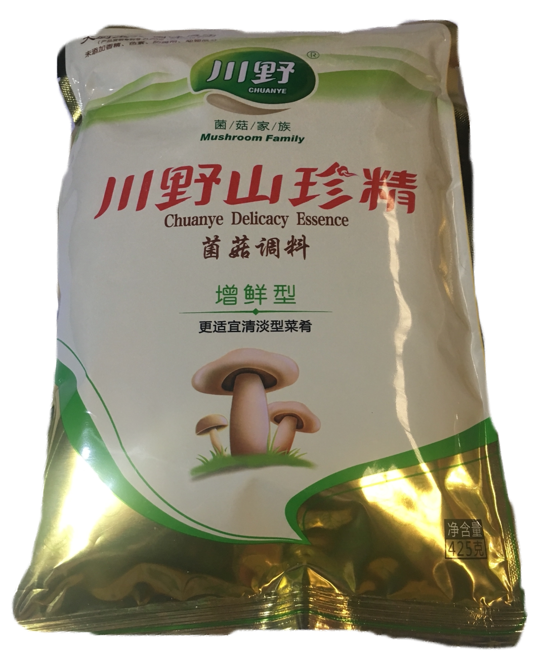 山珍川野精增鲜型425g增味调味品蘑菇鸡精菌菇火锅调料