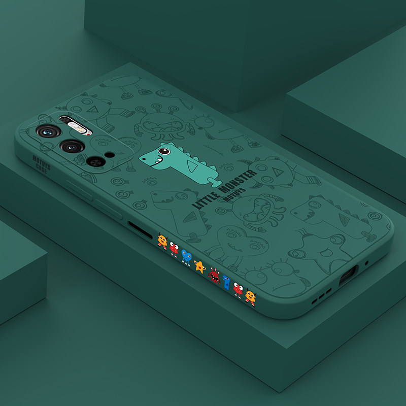 小怪兽红米note10pro手机壳红米note10保护套redmi镜头全包防摔note10