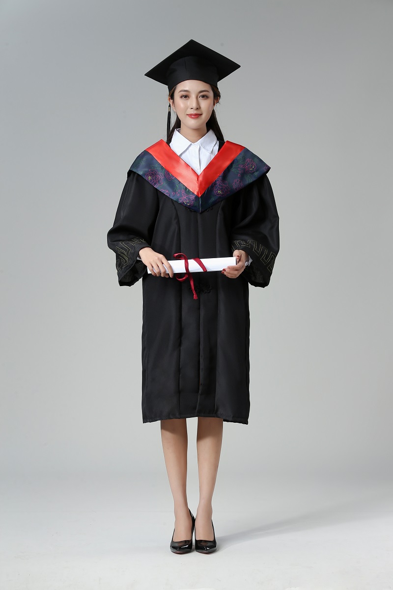 学士学位男女毕业礼服文科理工科垂布帽子演出学生校服
