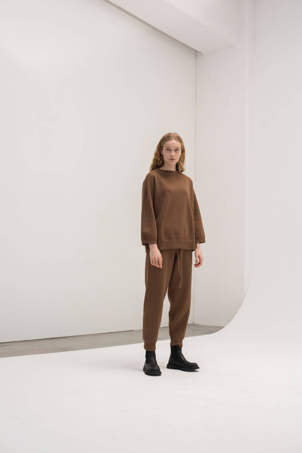 丹麦进口aiayuoceancashllama羊驼毛针织毛裤