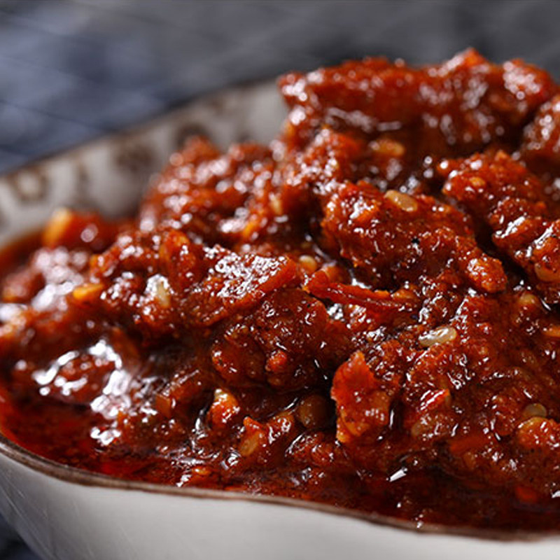 火腿宣威云南特产猪肉肉酱帽子280g2瓶酱杂辣椒酱