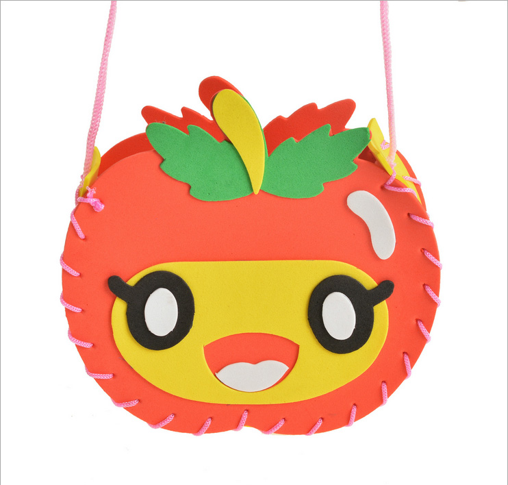 少儿儿童eva手工包包幼儿园diy制作材料背包手工创意粘贴类