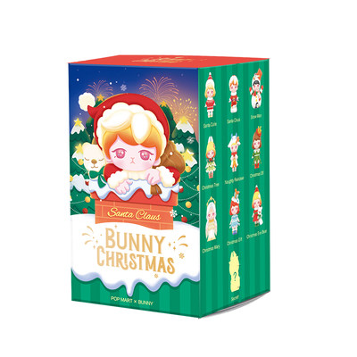 限量popmart泡泡玛特bunny圣诞系列盲盒手办创意潮流潮玩盲盒