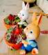 Large bunny cow plavoon home villa gardening decorative ornaments Polymetulozoine creative personality cute Large bunny cow plavoon home villa gardening decorative ornaments Polymetulozoine creative personality cute