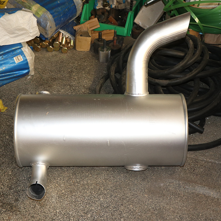 神钢sk200230-6e260-8挖掘机消声器消音器排气管配件排气管