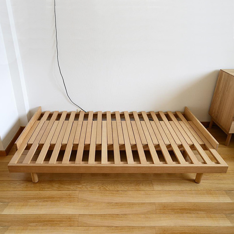 实木可折叠沙发床两用 小户型 省空间多功能客厅床简约现代推拉床