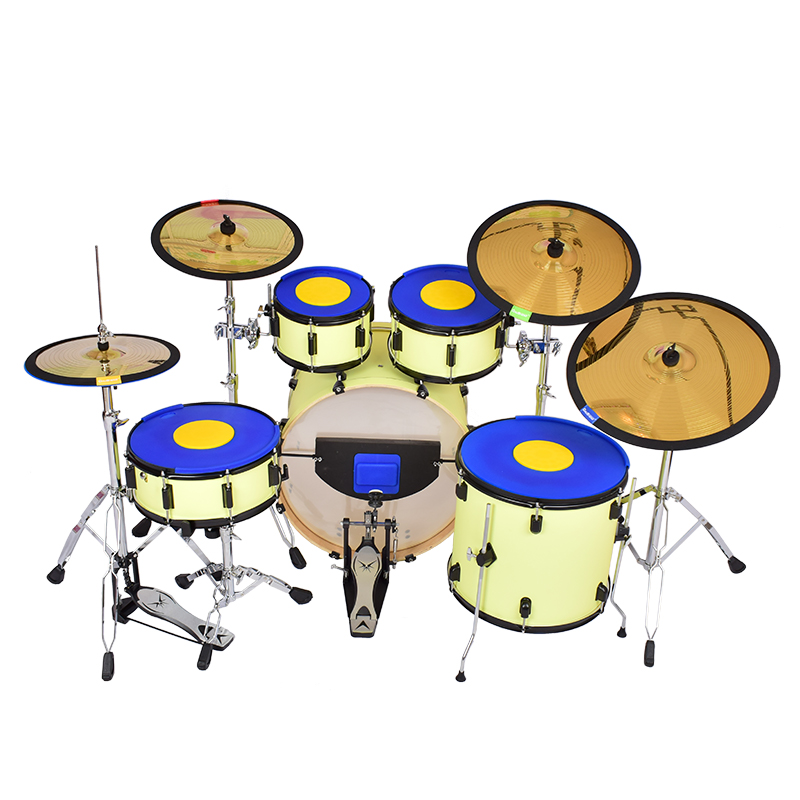 架子鼓消音五鼓两三镲四镲硅胶静音套装隔音垫鼓哑鼓垫