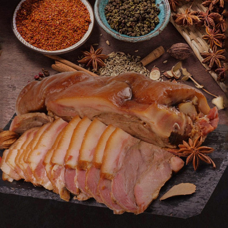 双汇新鲜猪肉生猪头肉原味半成品菜卤猪头饭店食堂商用家用2000g