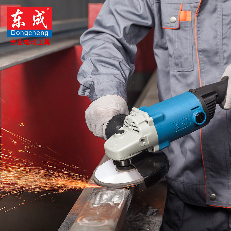 东成角磨机切割机ff180a打磨除锈抛光砂轮磨光机电动工具电磨