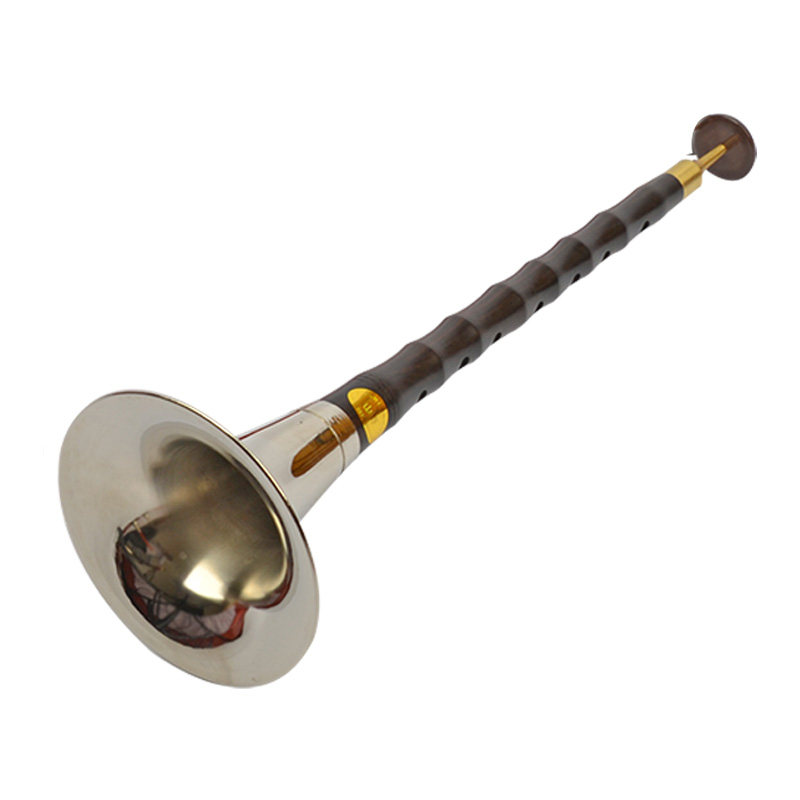 山野中号乐器民族专业白碗银色efga乌木唢呐唢呐