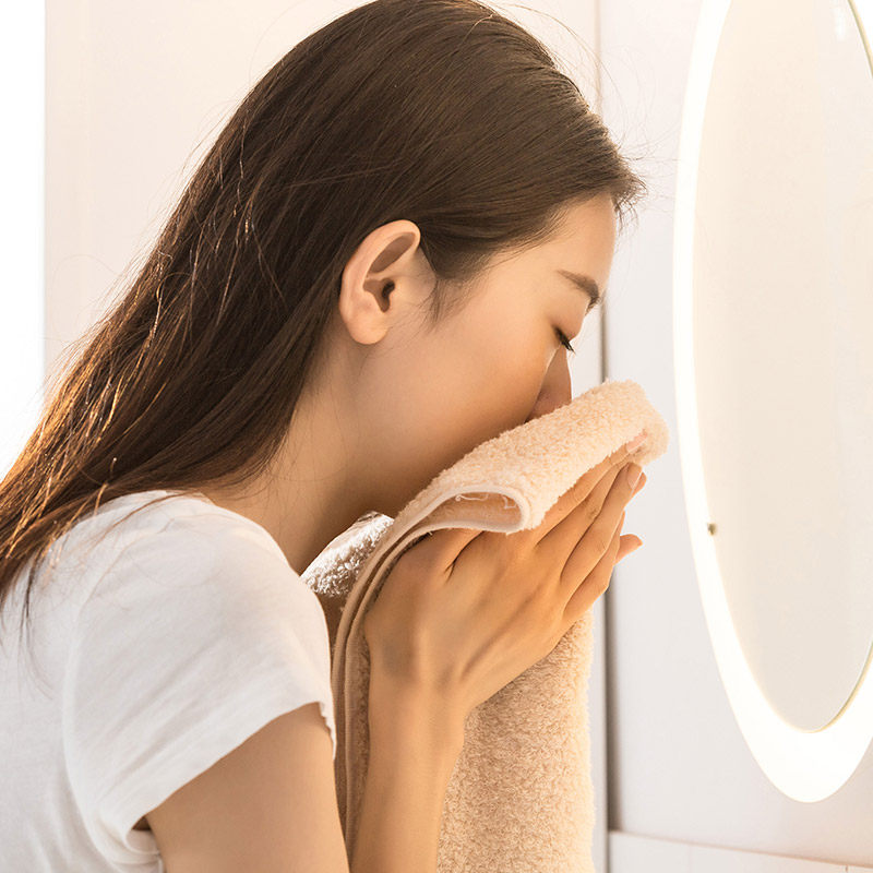 【淘宝心选】新疆长绒棉无捻纱毛巾洗脸巾面巾2条装浴巾单条