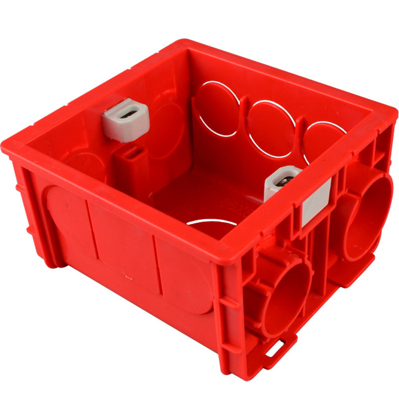 只线盒暗盒底盒86型暗线盒接线盒插座开关盒子电线盒子暗装盒