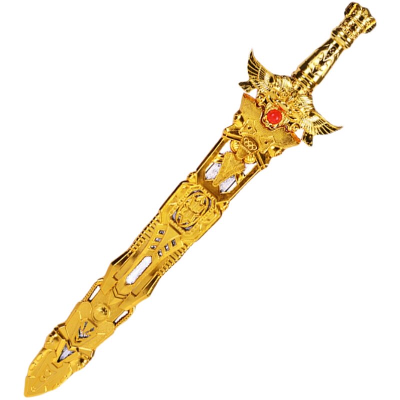 玩具宝剑小号剑鞘大刀生日吸盘盘式安全塑料发光玩具