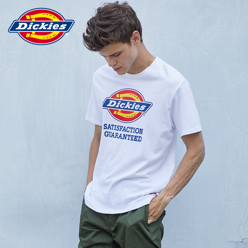 dickies短袖t恤男潮牌个性时尚宽松圆领纯棉情侣装半袖夏季新款q
