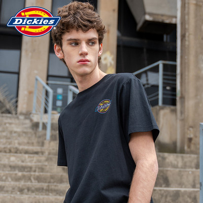 dickies短袖t恤男潮牌印花情侣全棉宽松休闲圆领半袖20夏季新品