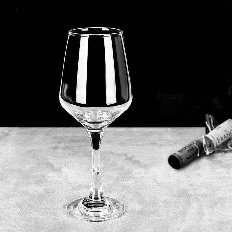 金达莱新款圆形家用欧式玻璃高脚杯洋无色透明大容量加厚葡萄酒杯