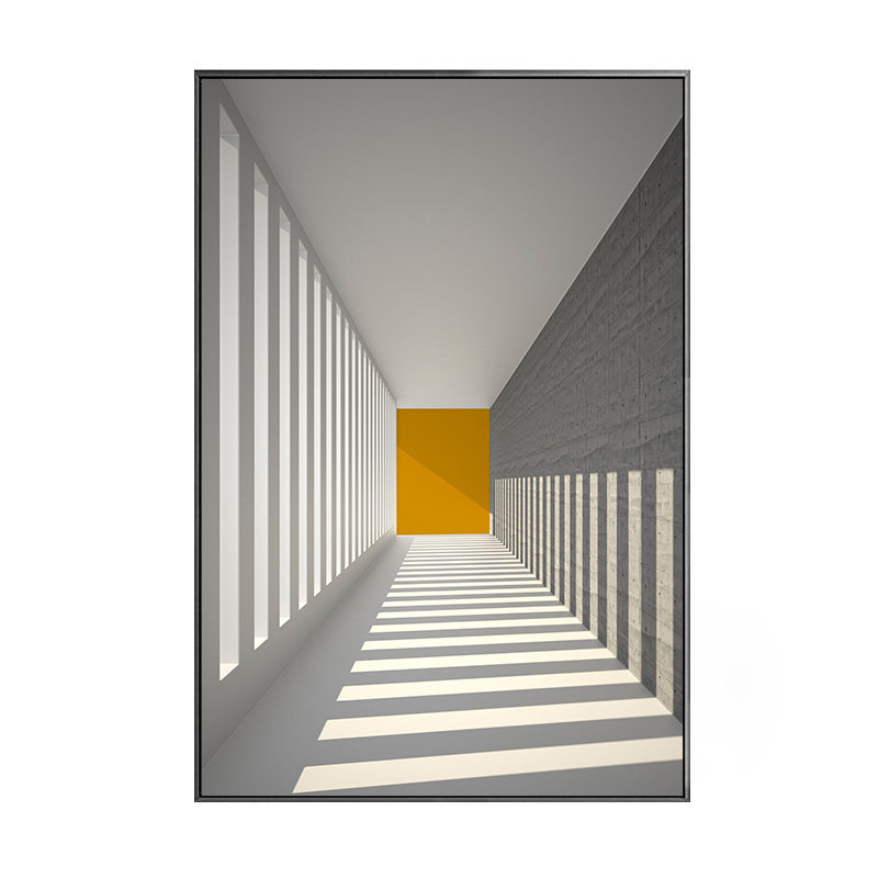 影拥现代简约建筑空间延伸装饰画客厅玄关背景墙挂画现代装饰画