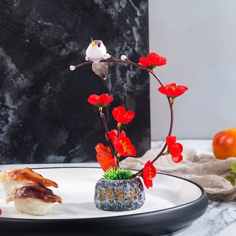 饰品造型盘式日料摆盘摆件凉菜立体寿司套件