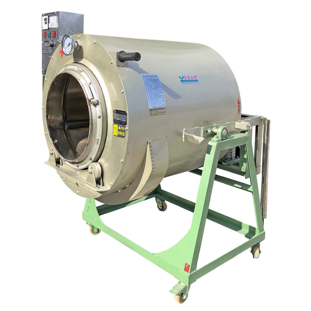 60型电加热杀青机 茶叶炒青机 滚筒炒干机 茶叶机械