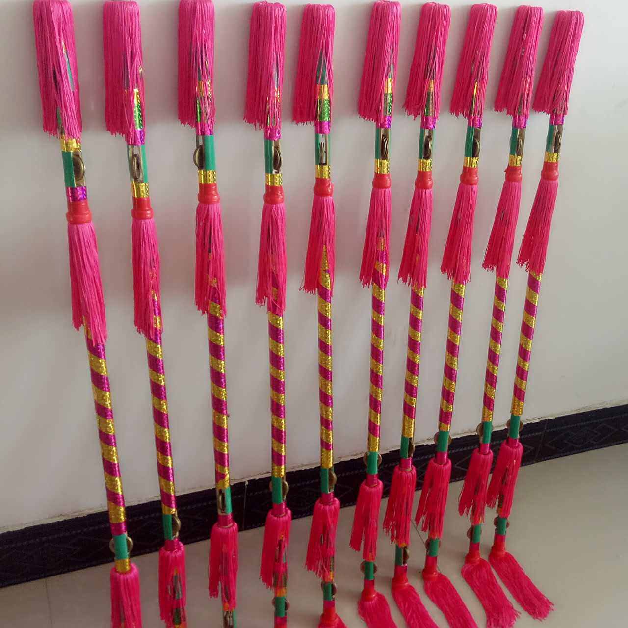 不锈钢款打连响打钱金钱棒打花棍打连厢杆铜钱更多民间运动用品