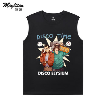 ເສື້ອຍືດແຂນສັ້ນເກມ Disco Elysium ສຳລັບຜູ້ຊາຍ ແລະຜູ້ຍິງ 2022 ເສື້ອຍືດແຂນສັ້ນ ເນື້ອຜ້າຝ້າຍອັນບໍລິສຸດ 2022