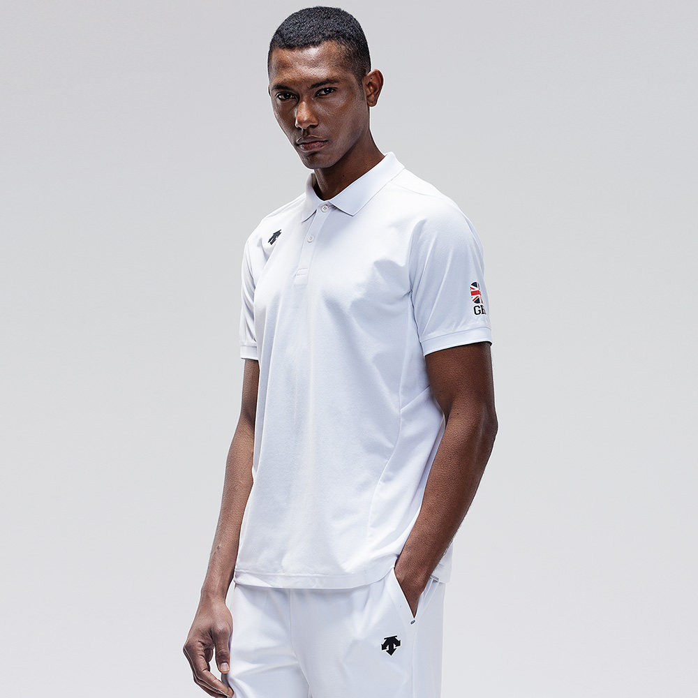 descente迪桑特英国铁人三项国家队男子短袖polod9231rps47a运动polo