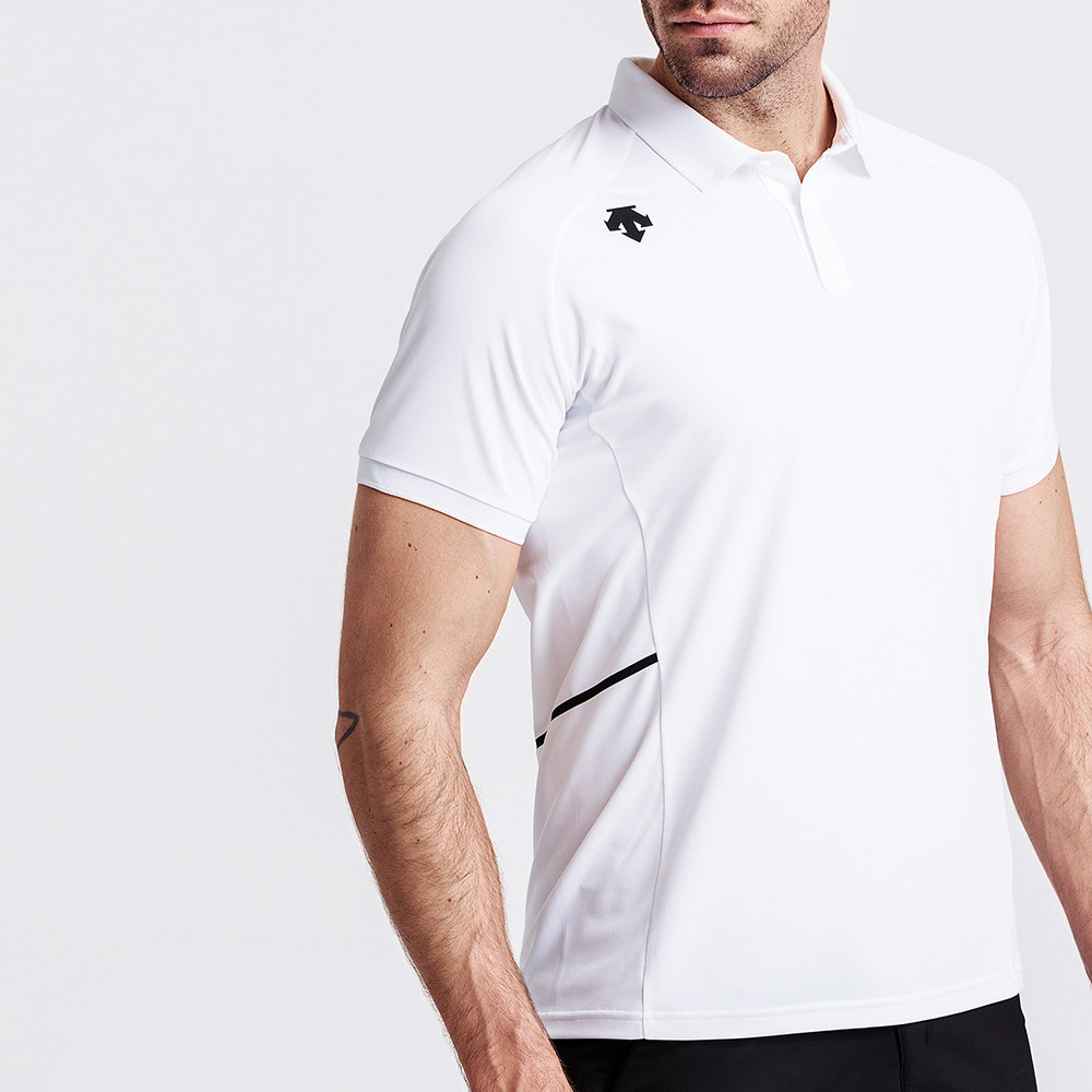 descente迪桑特 active运动版型 男子短袖训练polo衫 d8231tps56