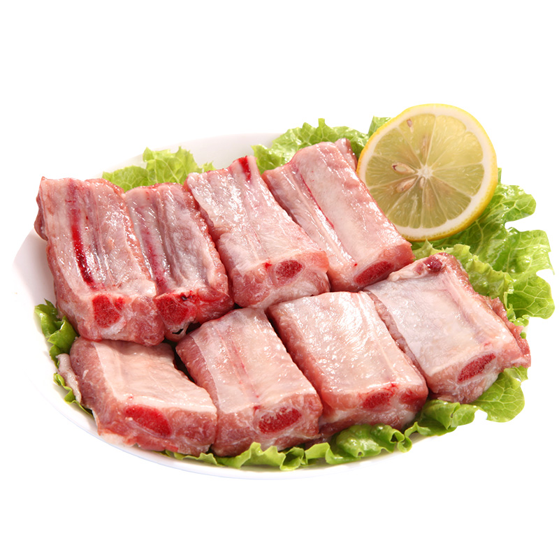 金蝉4斤仔排生鲜冷冻猪肉散养农家肋排t7猪排