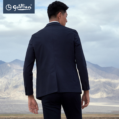 金利来春夏solotex防水轻薄单排商务休闲西装单西西服