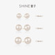 Shine Xuanzi 보석류 진주 귀걸이 여성 실버 핀 귀걸이 둥근 얼굴 귀걸이 뜨거운 생일 선물 Shine Xuanzi 보석류 진주 귀걸이 여성 실버 핀 귀걸이 둥근 얼굴 귀걸이 뜨거운 생일 선물