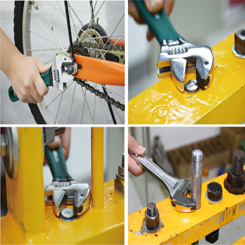 刘凤翼自紧王快速扳手万能活动扳手万用管钳子多功能开口机修工具