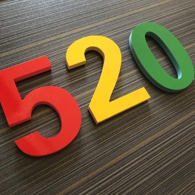 彩色pvc广告牌电话号码数字编号户外招牌手机号码制作广告牌