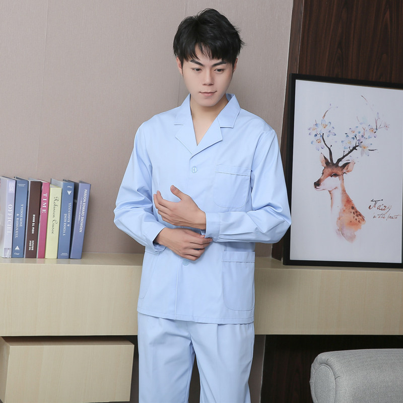 套装白大褂长袖男生护士一套短款半身口腔医生工装制服