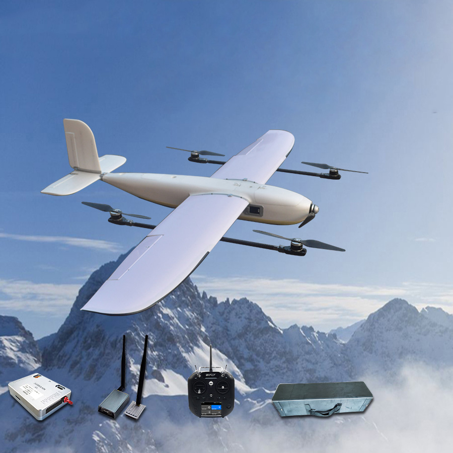 飞龙2160垂直起降垂起固定翼vtol无人机航测巡检救援测绘长航时 - 爱