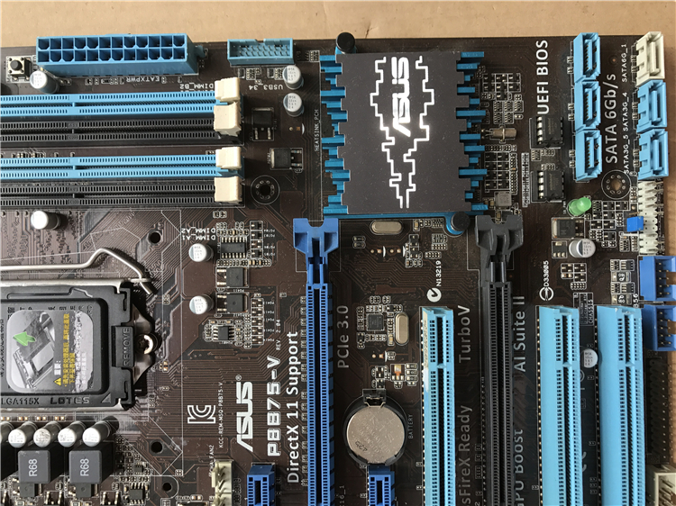 asus/华硕p8b75-v 1155主板 华硕b75大板 32g内存全固态超h61 h67