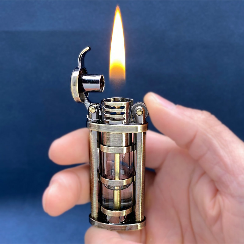 佐罗煤油打火机老式复古砂轮轮式创意个性怀旧滑轮煤油打火机